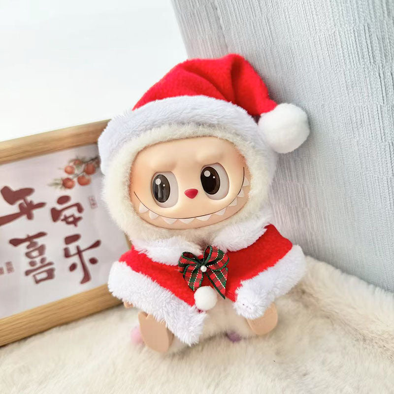 [Clothes only] First and second generation keychain Labubu clothes pendant Labubu New Year's baby clothes bottle overalls pants