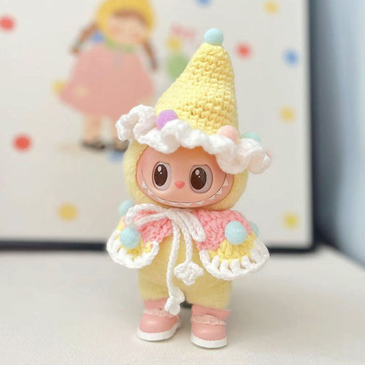 [Clothes only] First and second generation keychain Labubu clothes pendant Labubu handmade sweater Japanese three-piece set cute
