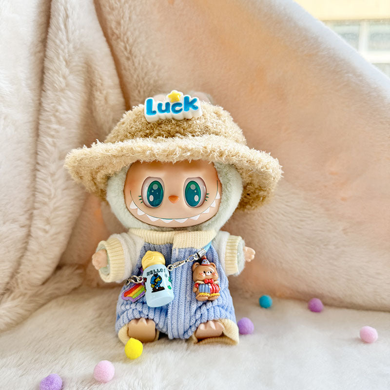 [Clothes only] First and second generation keychain Labubu clothes pendant Labubu sitting party kettle climbing clothes cute
