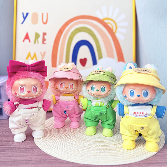 [Clothes only] First and second generation Labubu clothes pendant Labubu sitting baby clothes flying policewoman suit cute
