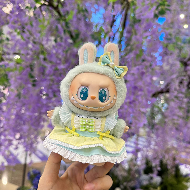 [Clothes only] First and second generation keychain Labubu clothes pendant Labubu cloth for lime sea salt girl skirt