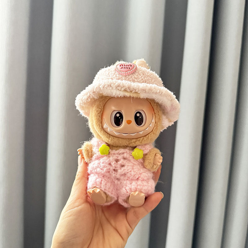 [Clothes only] First and second generation keychain Labubu clothes pendant Labubu sitting party hook dress women