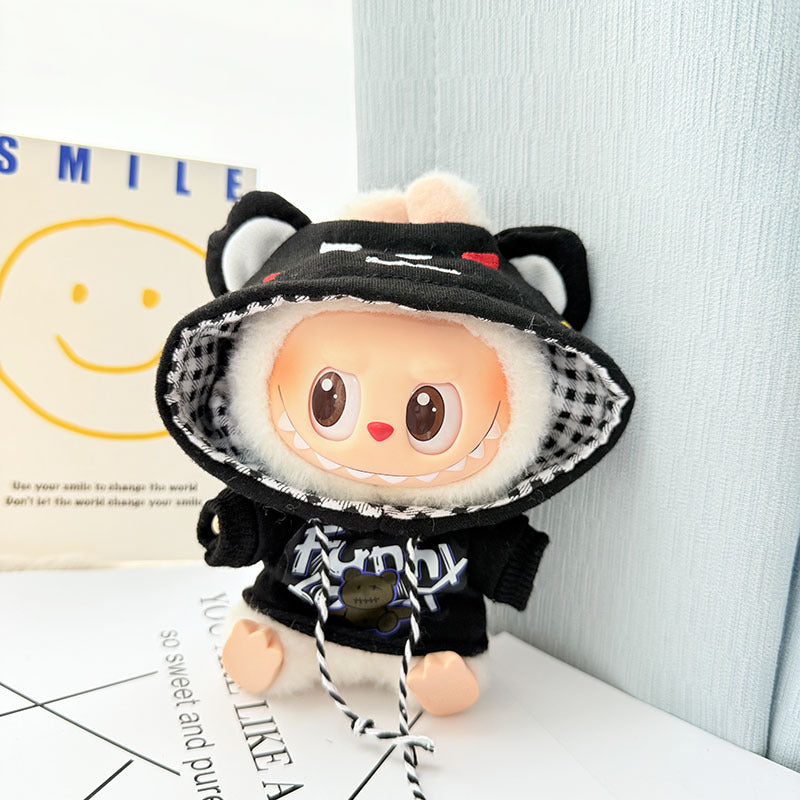 [Clothes only] First/second generation Labubu clothes pendant Labubu sitting party baby clothes pendant strawberry bear cute