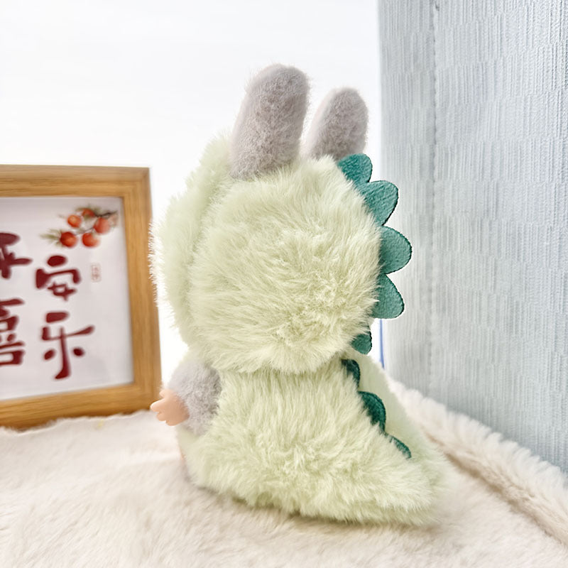 Clothes only] First and second generation Labubu clothes pendant Labubu sitting baby clothes shark bee dinosaur clothes cute