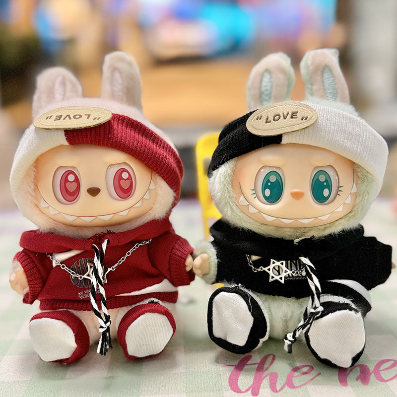 [Clothes only] First/second generation pendant Labubu clothes Labubu sitting party baby clothes trendy sweater cute