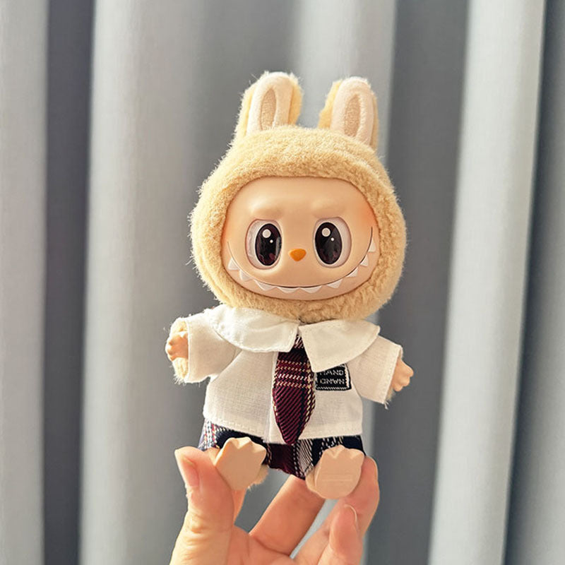 [Clothes only] One, two and three generations of keychains Labubu clothes pendant Labubu sitting party innocent couple suit