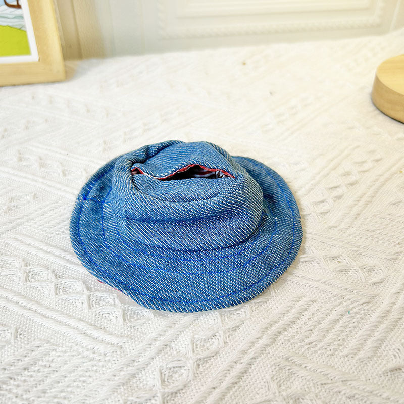 [Clothes only] 17cm blind box Labubu pendant baby clothes small animal hat Labubu trendy bucket hat accessories