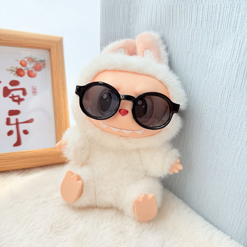 17Cm Labubuwa clothes LABUBU blind box sitting party one two three generations cute sweetheart Sugra dress cute