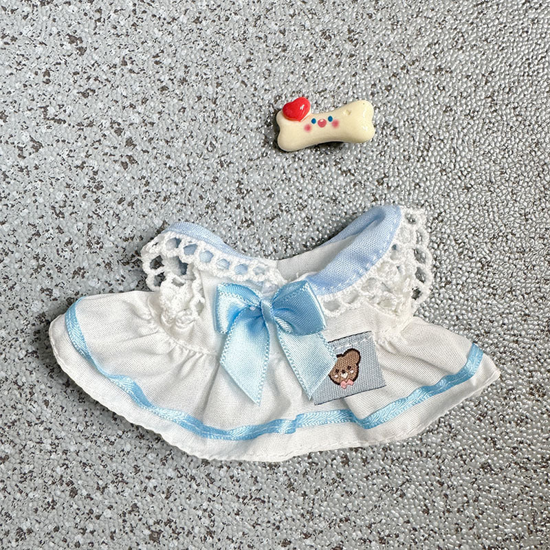 [Clothes only] 17cm Rab cloth pendant labubu keychain baby clothes couple college wind fried street sweater
