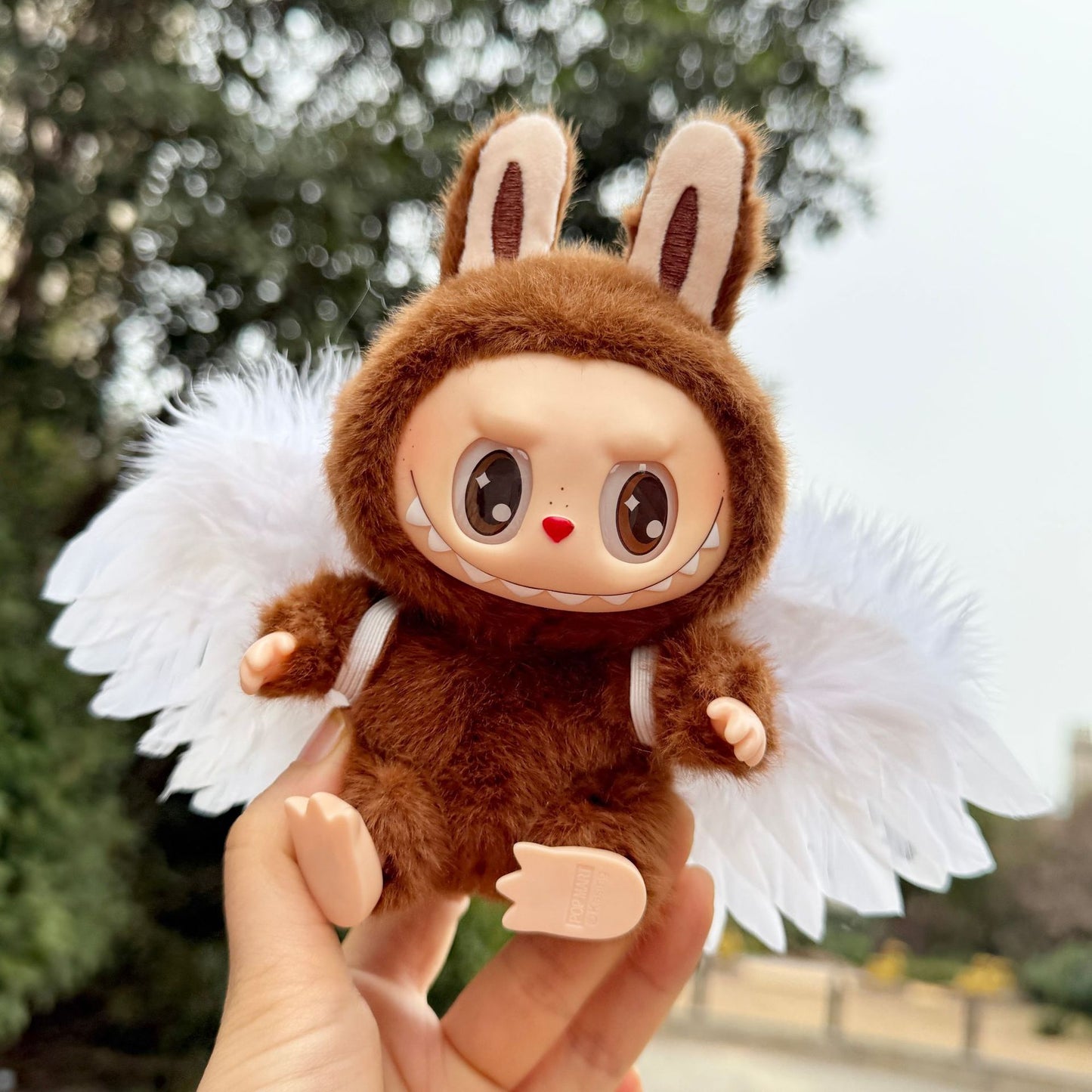 [Clothes only] One, two and three generations Labubu clothes pendant Labubu sitting party baby clothes angel feathers wings cute