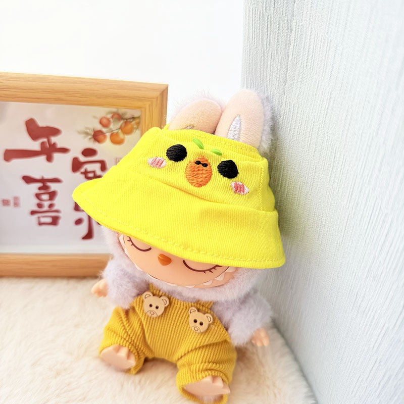 Clothes only] First and second generation Labubu clothes pendant Labubu sitting baby clothes sweetheart school flower skirt set cute