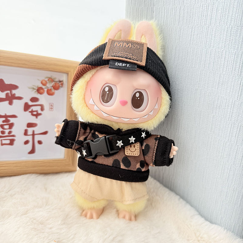 Clothes only] blind box Labubu clothes pendant Labubu baby clothes chess adventure queen baby clothes skirt cute