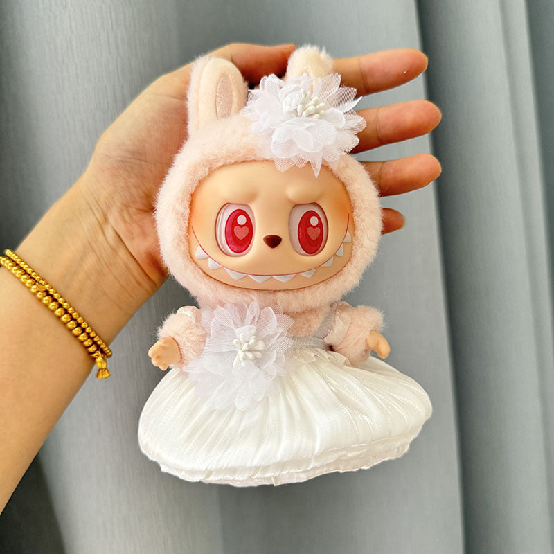 [Clothes only] First/second generation Labubu clothes pendant Labubu sitting party baby clothes bud dress cute