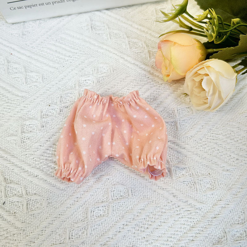 [Clothes only] 17cm pendant Rabub clothes accessories shorts Labubu doll replacement baby clothes pants DIY