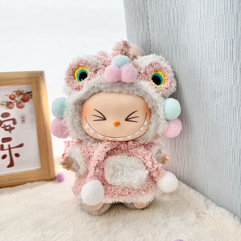 [Clothes only] First and second generation keychain Labubu clothes pendant Labubu New Year's Eve Lion and New Year's baby clothes