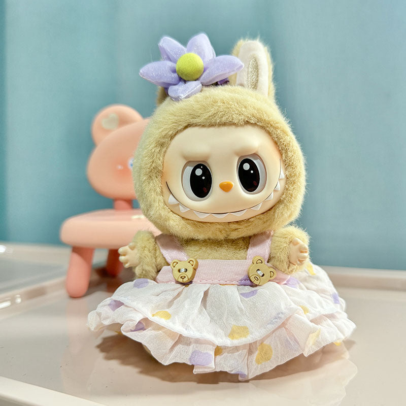 [Clothes only] 1st/2nd generation blind box Labubu clothes keychain Labubu sitting party series baby clothes cute