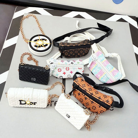 One, two and three generations of Rab cloth bag accessories 17cm blind box labubu pendant camera kettle bag accessories cute
