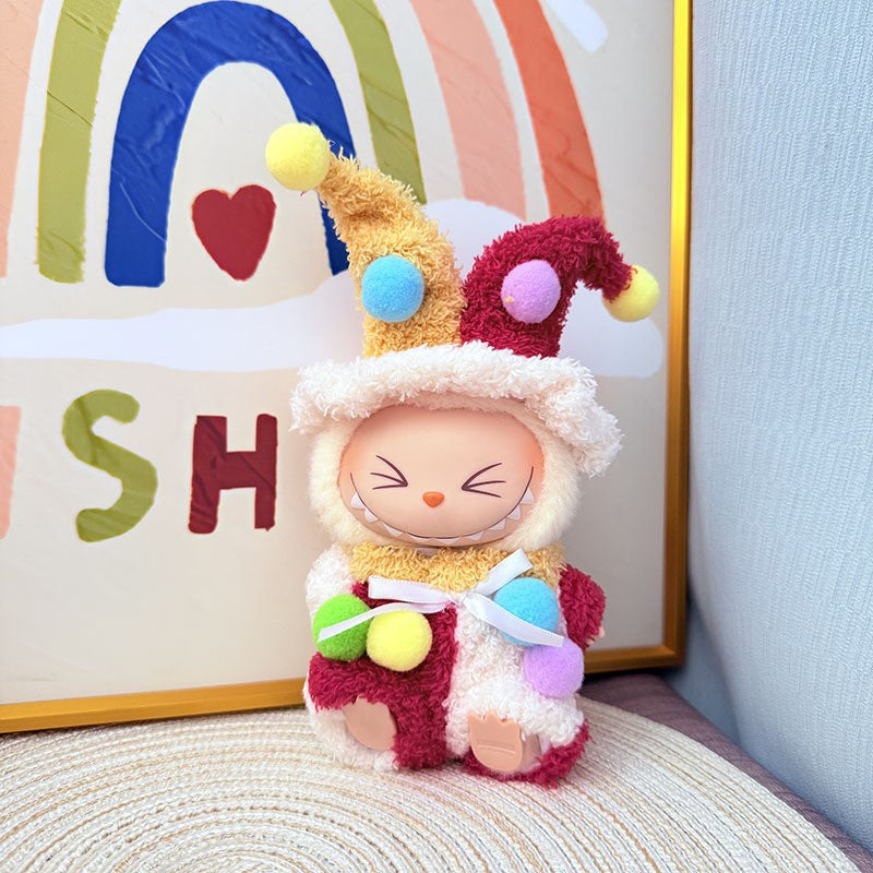 Clothes only] First and second generation Labubu clothes pendant Labubu sitting baby clothes shark bee dinosaur clothes cute