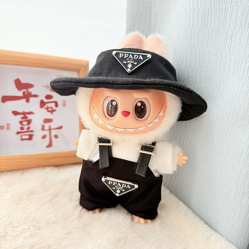 [Clothes only] First/second generation Labubu clothes pendant Labubu sitting party baby clothes pendant strawberry bear cute