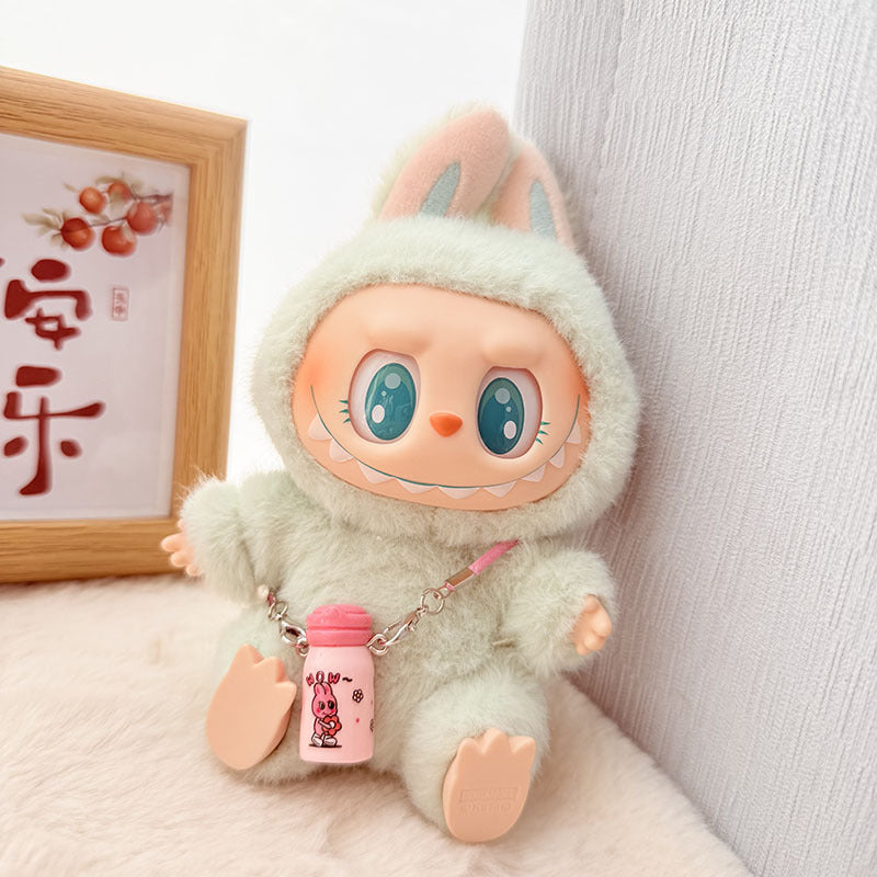 [Clothes only] The first, second and third generation keychain Labubu clothes pendant Labubu baby clothes noble small school uniform set