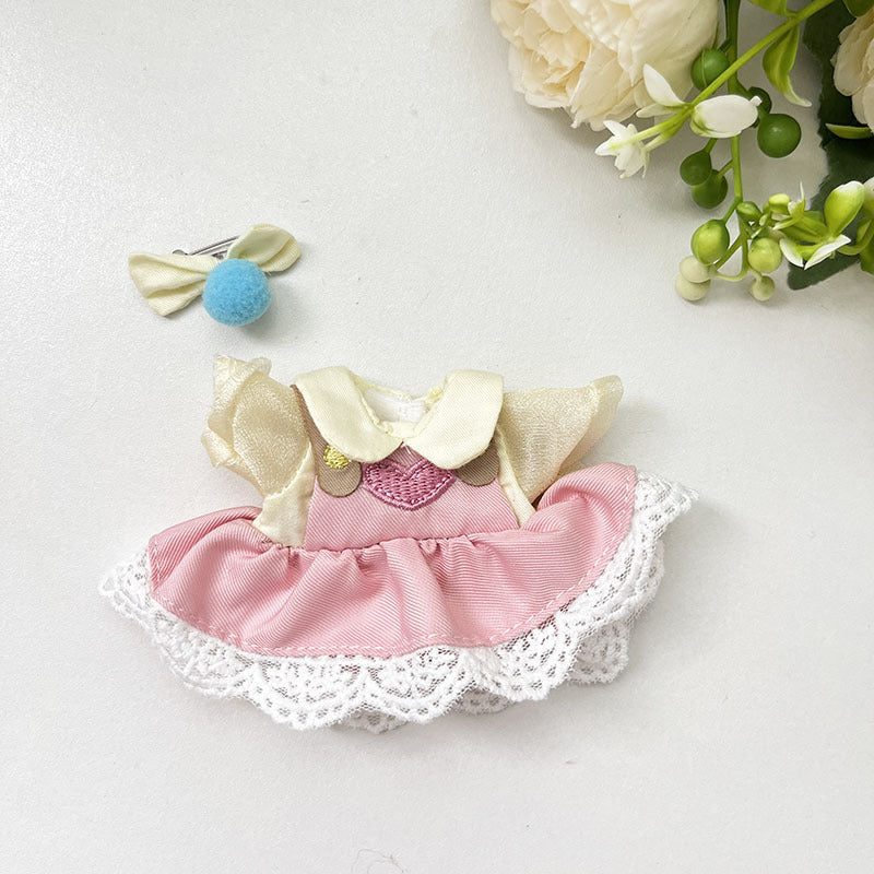 [Clothes only] Second generation blind box Labubu clothes vinyl face pendant Labubu sitting party series baby clothes cute