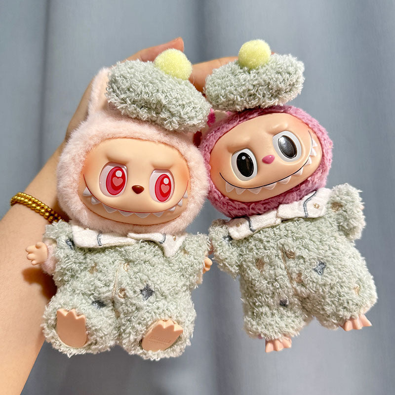 [Clothes only] 1st/2nd generation Labubu clothes pendant Labubu sitting party baby clothes lazy Tony suit