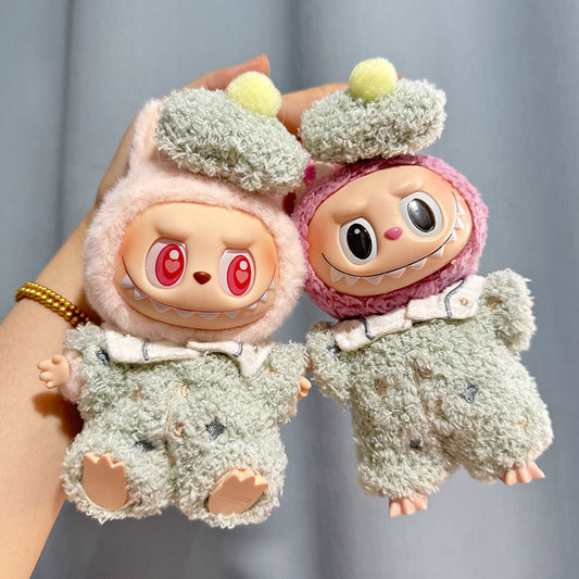 [Clothes only] 1st/2nd generation Labubu clothes pendant Labubu sitting party baby clothes lazy Tony suit