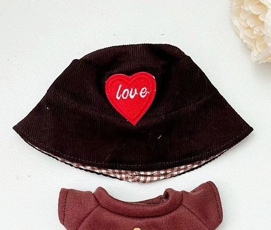 [Clothes only] First and second generation keychain Labubu clothes pendant Labubu sitting party avocado overalls