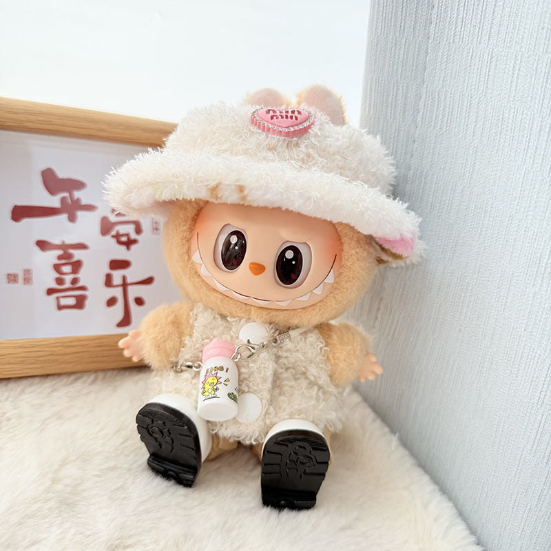 [Clothes only] First and second generation Labubu clothes pendant Labubu baby clothes, buttons, rings, vest suits, hats are cute.