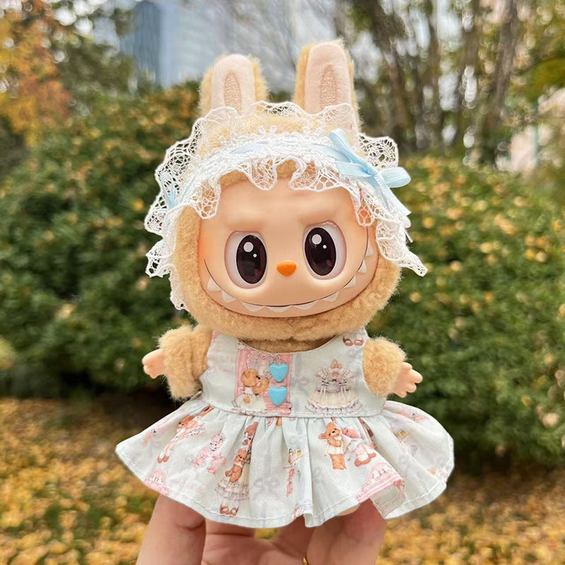 [Clothes only] First and second generation keychain Labubu clothes pendant Labubu clothes pendant Lolita dress