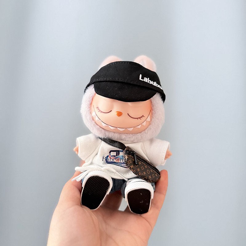[Clothes only] First and second generation Labubu clothes pendant Labubu sitting party baby clothes trendy modern casual wear