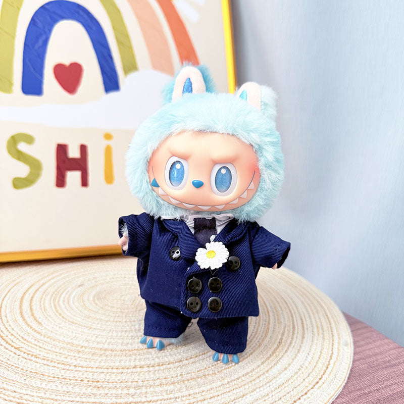 [Clothes only] One, two and three generations of Labubu clothes pendant Labubu sits on the baby clothes star with the same suit explosion