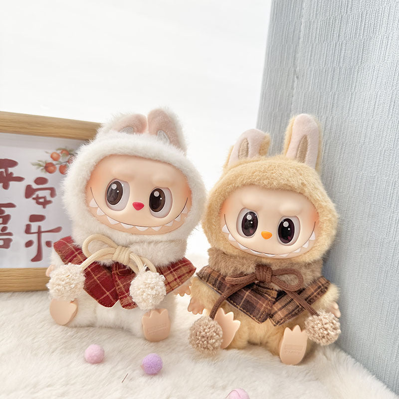 [Clothes only] First and second generation Labubu clothes pendant Labubu sitting party baby clothes fragrant cape set cute