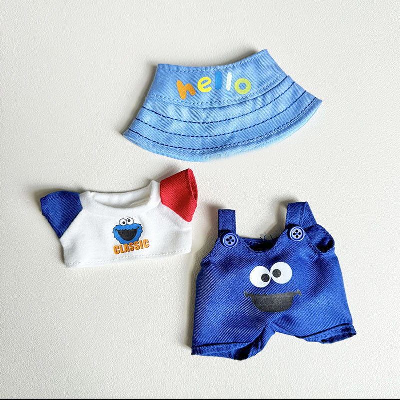 [Clothes only] First and second generation keychain Labubu clothes pendant Labubu sit party sesame bird jumpsuit