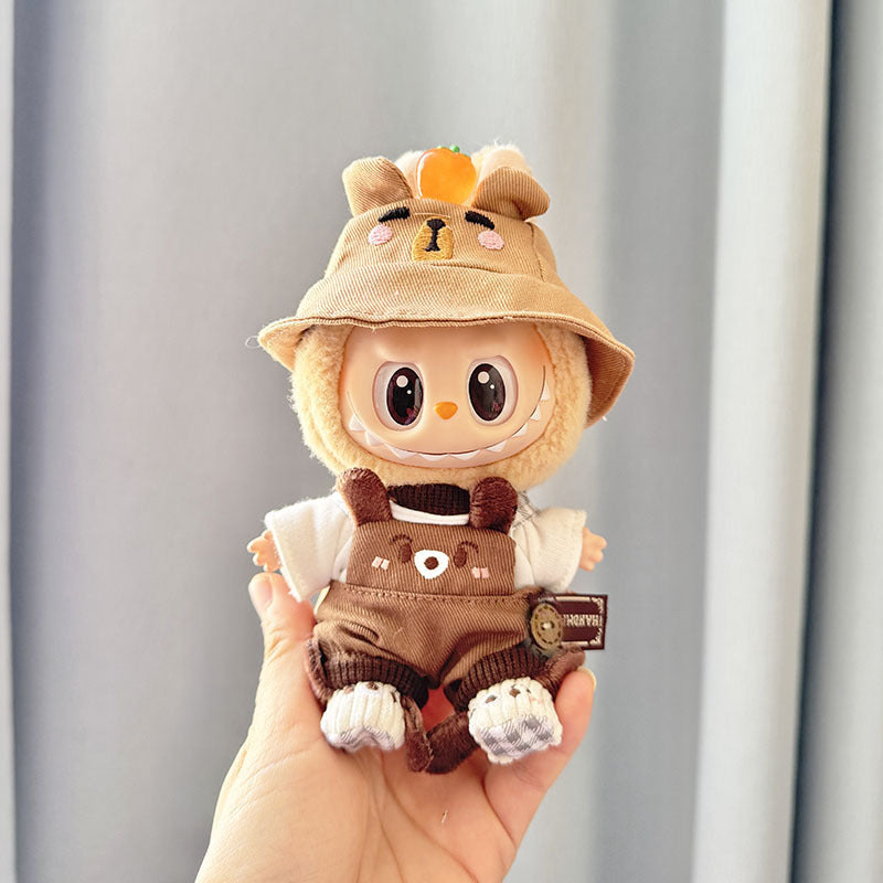[Clothes only] First and second generation keychain Labubu clothes pendant Labubu sitting party repair dog love hat