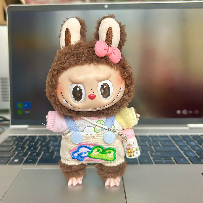 [Clothes only] 17cm pendant, rabub clothes, frog kettle set, abubu doll clothes, cute and cute.