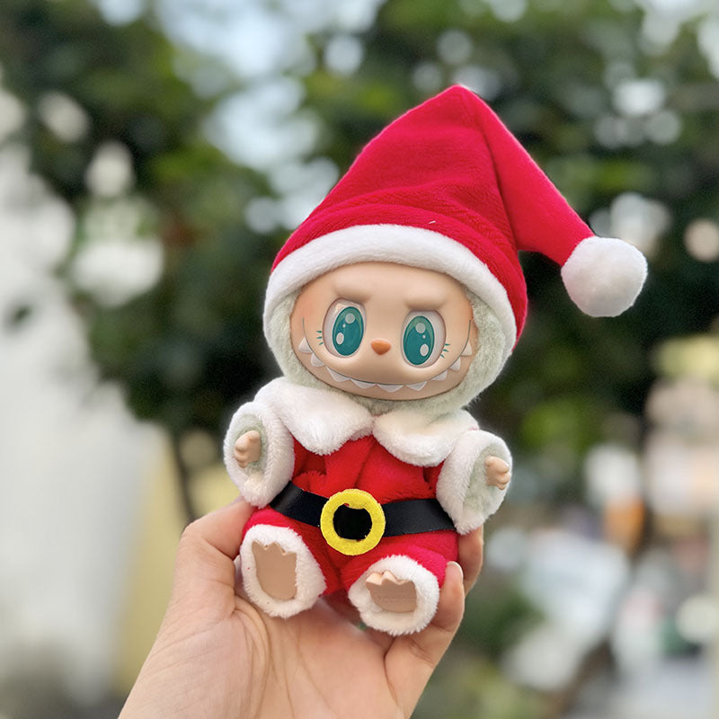 [Clothes only] First and second generation keychain Labubu clothes pendant Labubu cloth for the New Year Christmas set collection