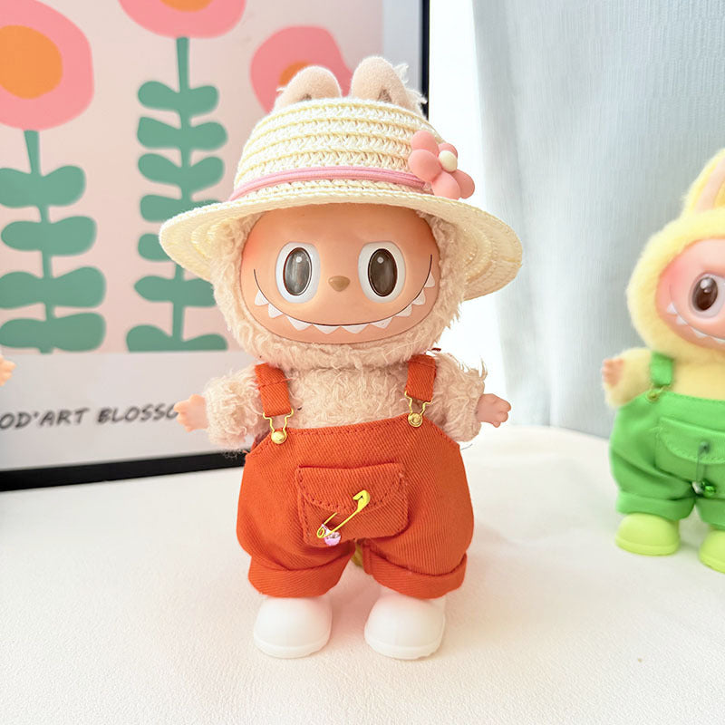 [Clothes only] First and second generation keychain Labubu clothes pendant Labubu baby clothes sunshine craftsman strap
