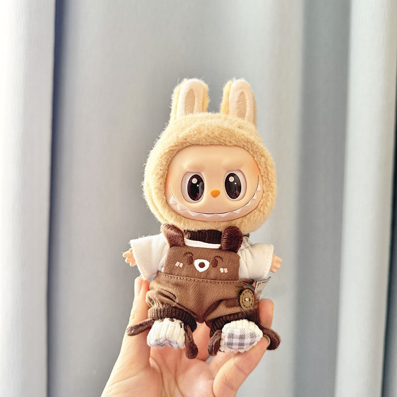 [Clothes only] First and second generation keychain Labubu clothes pendant Labubu sitting party dog repair suit cute