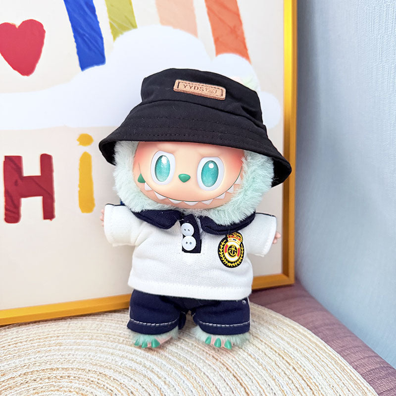 [Clothes only] The first, second and third generation keychain Labubu clothes pendant Labubu baby clothes noble small school uniform set