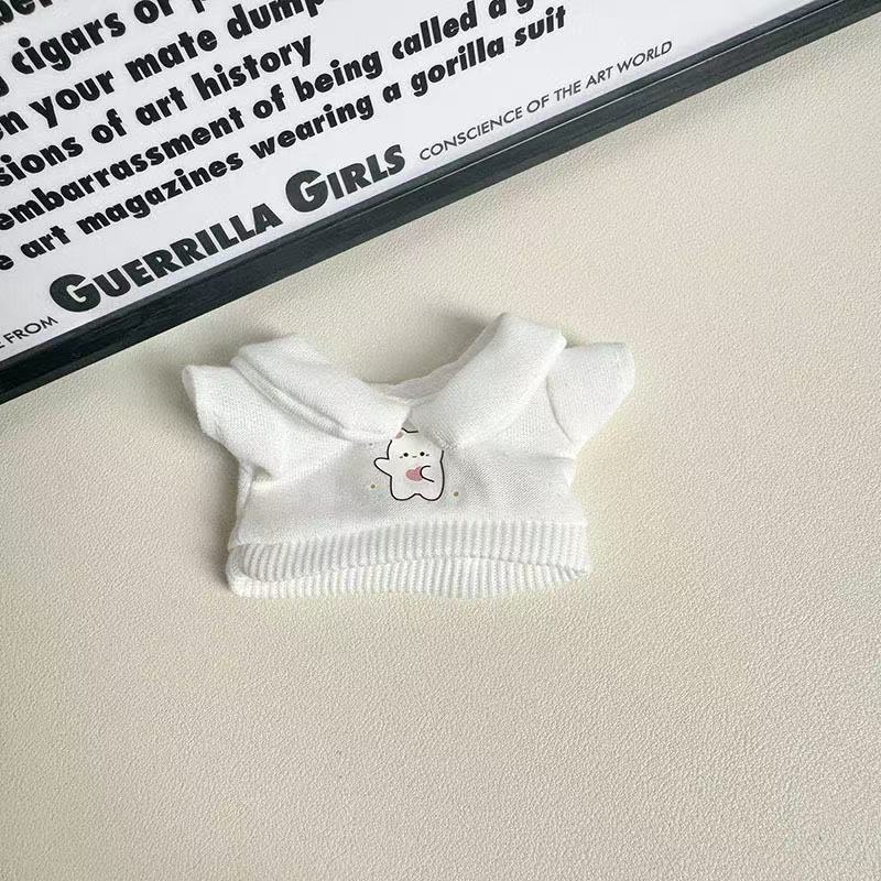 [Clothes only] First and second generation Labubu clothes pendant Labubu sitting baby clothes triangle overalls set tide