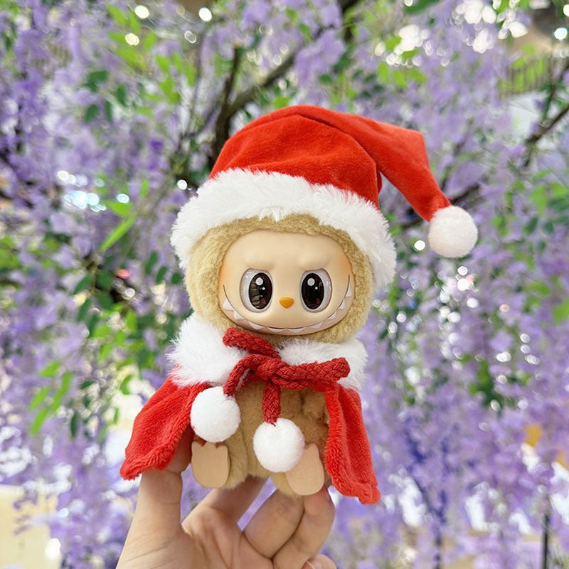 [Clothes only] First and second generation keychain Labubu clothes pendant Labubu cloth for the New Year Christmas set collection