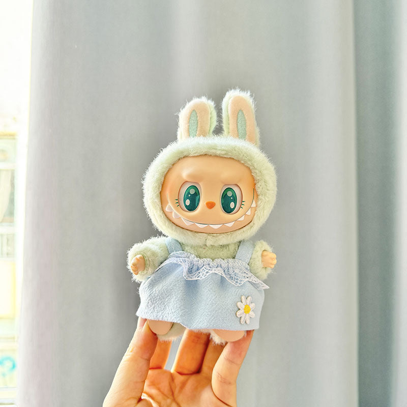 [Clothes only] First and second generation keychain Labubu clothes pendant Labubu cloth for small animal hat set cute
