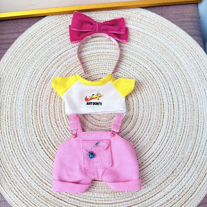 [Clothes only] First and second generation Labubu clothes pendant Labubu sitting baby clothes flying policewoman suit cute