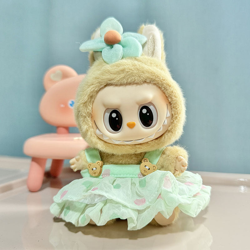 [Clothes only] 1st/2nd generation blind box Labubu clothes keychain Labubu sitting party series baby clothes cute
