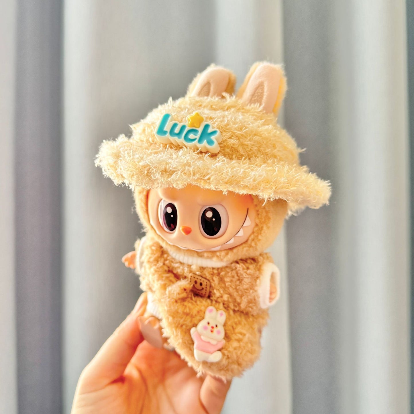 [Clothes only] First/second generation Labubu clothes pendant Labubu sitting party baby clothes circle shirt satchel bag