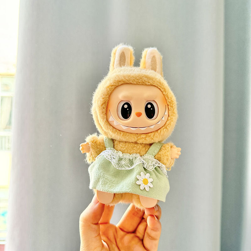 [Clothes only] First and second generation keychain Labubu clothes pendant Labubu cloth for small animal hat set cute