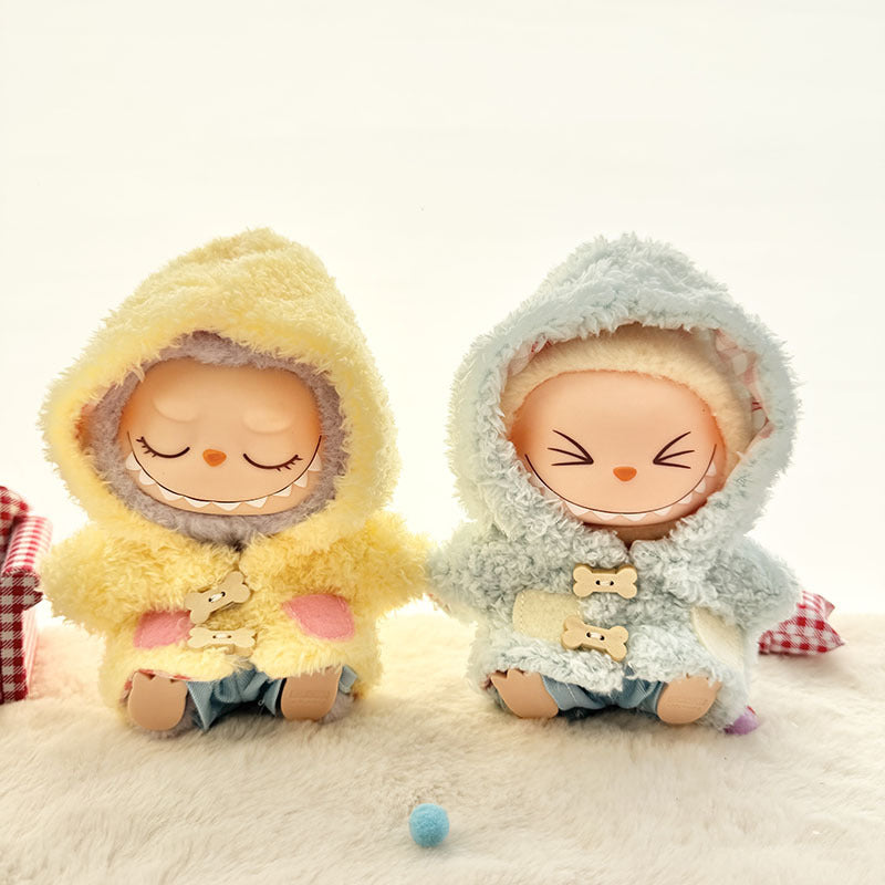 [Clothes only] First and second generation Labubu clothes pendant Labubu sitting party baby clothes bone plush coat cute