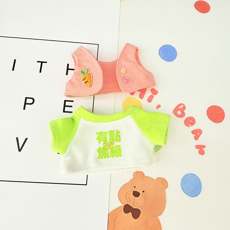 [Clothes only] First and second generation Labubu clothes pendant Labubu sitting baby clothes duck duck carrot travel cute