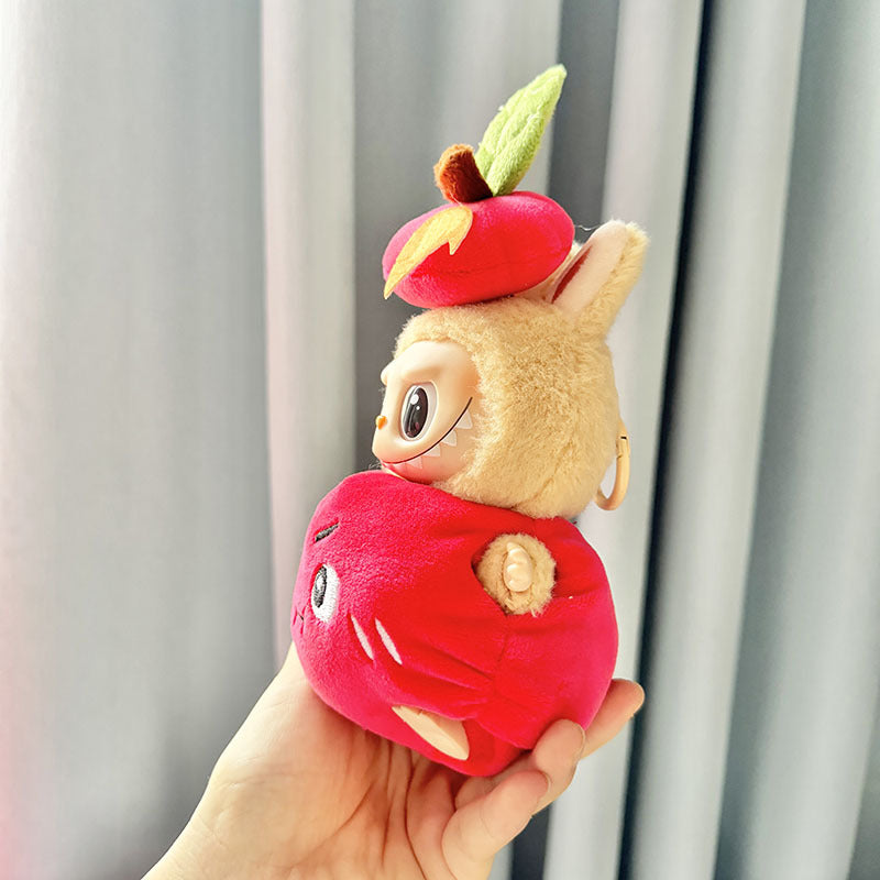 [Clothes only] First and second generation keychain Labubu clothes pendant Labubu cloth for red apple bread clothes set